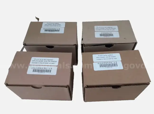 Lot of 4 - Motorola 0105955U15 APX Radio/Battery Vehicular Charger Mount Bracket