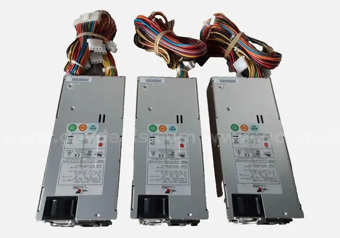 Lot of 3 - Emacs P1H-5500V Zippy 500W 1U Server Grade Power Supply PSU