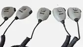 Lot of 5 - Motorola HMN4069B Two-Way Mobile Radio Palm PTT Microphone