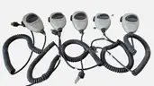 Lot of 5 - Motorola HMN4069B Two-Way Mobile Radio Palm PTT Microphone