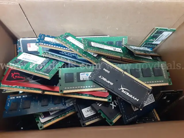 Lot of 100 - RAM Memory DDR4 / DDR3 Laptop Desktop PC Server 16GB / 8GB / 4GB / Etc.