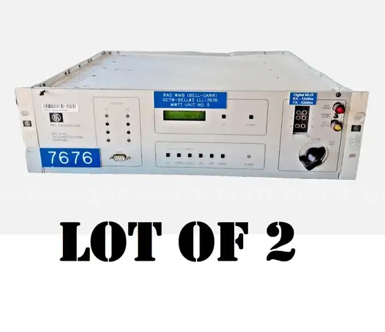 Lot of 2 - RFL 9745 Programmable Teleprotection Channel for Direct Transfer Trip