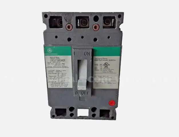 General Electric TED134150WL 3-Pole 150-Amp Industrial Circuit Breaker