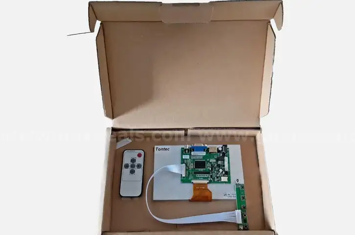 Tontec JWS-JX0701570D102A15 7-inch display w/ PCB800099-V.9 LCD Module