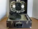 Vintage CALIFONE 1130K Stereo Turntable Record Player w/ Dual Speaker