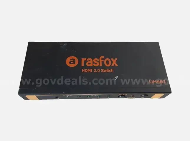Rasfox UH461 4x1 HDMI 2.0 Switch Selector Splitter for TV Monitor