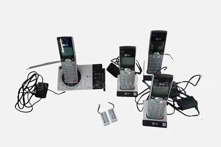 AT&T CL82407 DECT 6.0 Cordless 4-Handset Phone with Digital Answering System