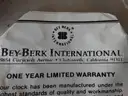RARE Bey-Berk International Brass Clock SQ532 Round Ancient Marina Quartz Clock