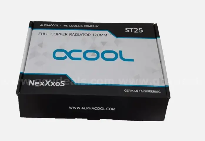 Alphacool 14354 NexXxoS ST25 120mm Full Cooper G1/4-inch Threads Slim Radiator