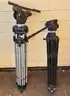 Lot of 2 - Professional camera Tripod Manfrotto Bogen 3066 and Pro Video 501HDV
