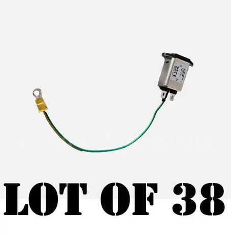 Lot of 38 - Schaffner FN9222B-6-06 TE Connectivity EMI/RFI Filtered Power Entry Module