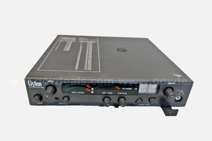 Listen Technologies LT-800-072-SQ 72 MHz Stationary FM Transmitter