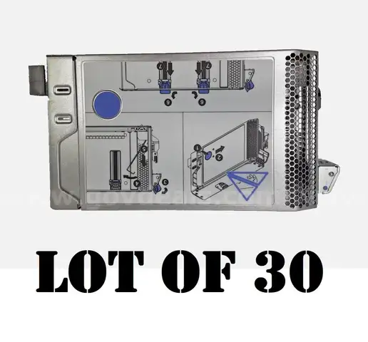 Lot of 30 - IBM 01AF970 I/O Blind Swap Cassette with PCIe Extender Card 6B29 Original OEM