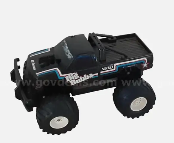 Vintage 1989s Nikko Big Bubba 2WD All Terrain RC Monster Car Truck
