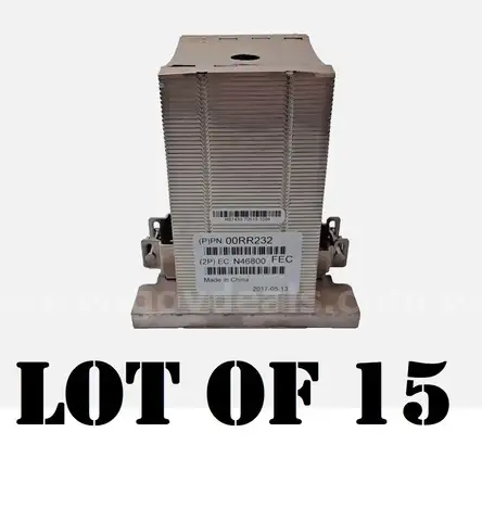 Lot of 15 - IBM 00RR232 Processor Heatsink Server Cooler For E880 PSeries Power8 Server CPU Fan