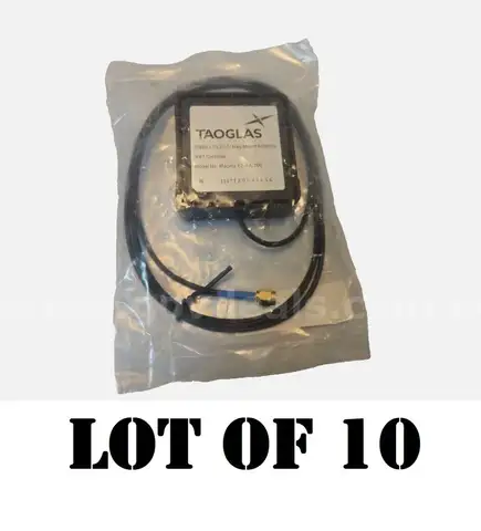 Lot of 10 - New Taoglas Magma X2 AA.200 Active Multiband GNSS Magnetic Mount Antenna
