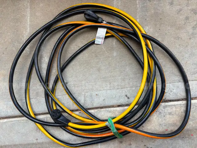 50 Amp 50 Feet RV Power Extension Cord 14-50P to 14-50R RV Adapter Plug for RV Camper and Generator to House