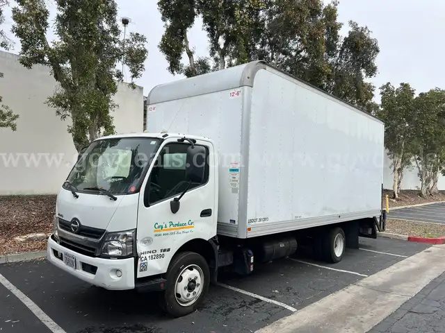 2019  Hino XJC740 4x2 COE Van Truck