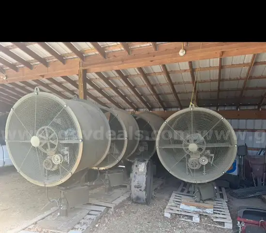 Precision USA 50" Industrial Axial Fan – 7.5 HP, 230V, Belt Drive