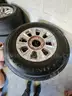2022 Ford F250 4x4, set of 4 wheels and tires with TPMS sensors.