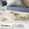 SONY WIRELESS HEAD PHONE BEIGE WHCH520/B