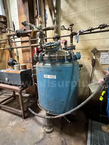 100 Gallon Glass Lined Tank