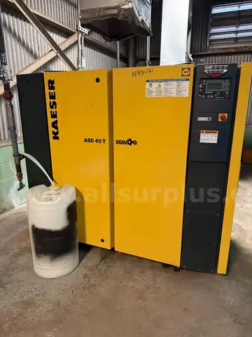 2022 Kaeser ASD40T Rotary Screw Compressor, 125 psi