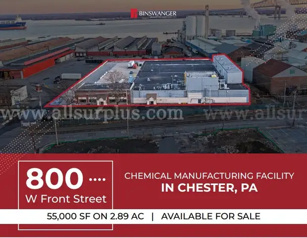 Turnkey Small Batch Chemical Manufacturing Facility - Equipment & Real Estate