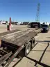 25 ft Flatbed Equipment Trailer – Tandem Axle – 8 Wheels