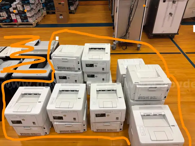 Lot of 19 -HP Laserjet Pro Black and White Printer