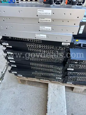 lot of servers and networking equipment 