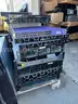lot of servers and networking equipment 