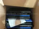 20 boxes of laptops and chromebooks