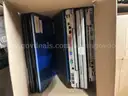 20 boxes of laptops and chromebooks