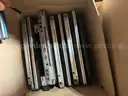20 boxes of laptops and chromebooks