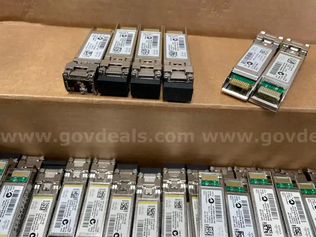 Lot of 54 – Cisco SFP-10G-SR 10Gb Short-Range SFP+ Transceivers (P/N 10-2415-03)