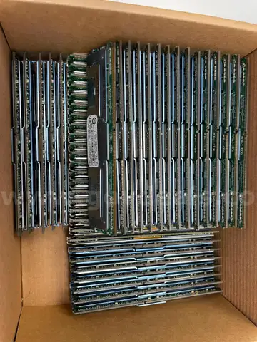 Lot of 47 DDR2 PC2-5300F ECC FB-DIMM Server Memory Modules – 4GB & 1GB – HP Compatible