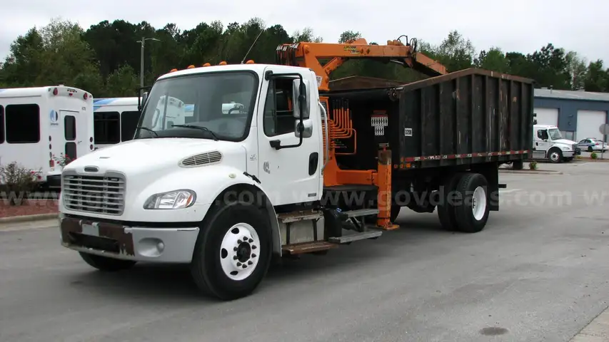 2012 Freightliner M2106 Grapple Truck with 18&#x2019; Dump Body