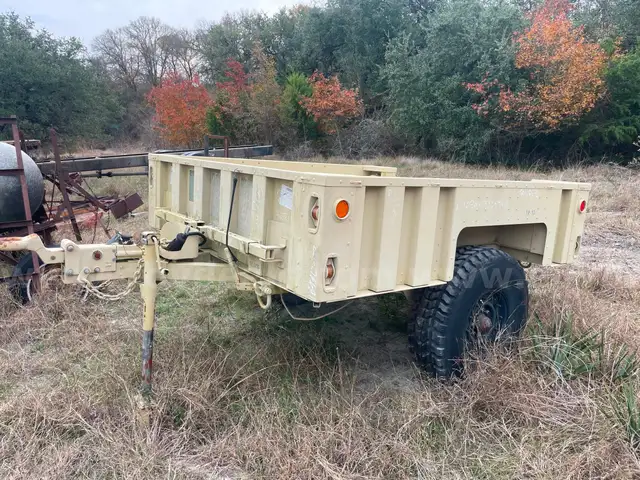Military 3/4 Ton Aluminum LTT Cargo Trailer M1101