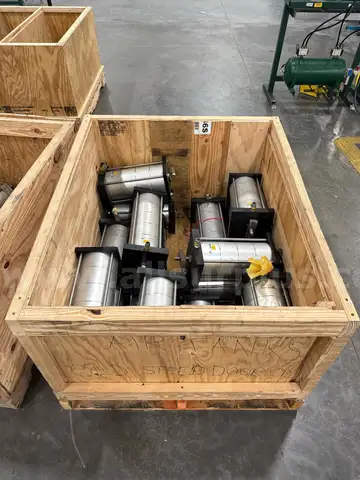 Crate of Pneumatic Cylinders
