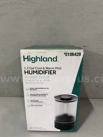 Onsite, Buy Now-HIGHLAND 1.2G COOL WARM HUM -Non Refundable