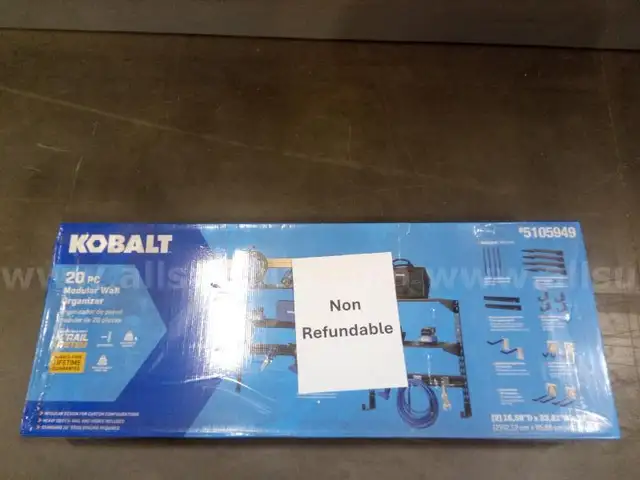 Onsite, Buy Now-KB 20 PC MODULAR WALL ORGANIZER-Non Refundable