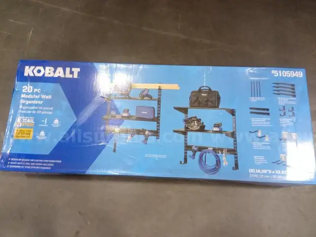 Onsite, Buy Now-KB 20 PC MODULAR WALL ORGANIZER-Non Refundable