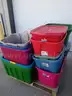 Pallet of assorted bins