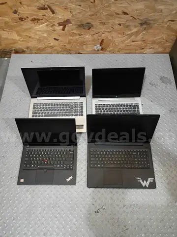 Lot of 4 Laptops