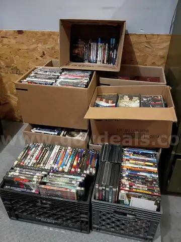 Pallet of DVD's, Box Sets, Blu-Rays