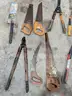 Shears, Loppers and hand saws.
