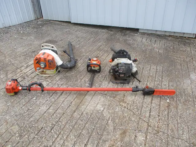 Lot of Blowers and Trimmers