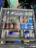 2 ea. Lista Tool Storage Cabinet With Tungsten Carbide Inserts And Assorted Cutting Tools
