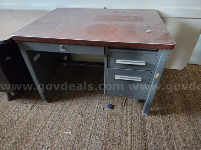 metal desk